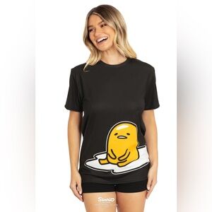 Blackmilk Lazy Gudetama Boyfriend Tee ~ LIMITED Black Size Large Unisex